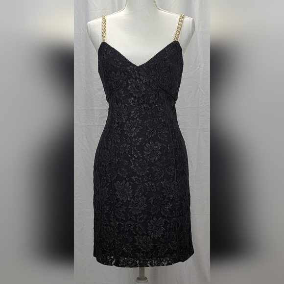 Guess By Marciano Kate Dress  Women's Size US 6 Jet Black S996 MSRP $300 New - Picture 1 of 13